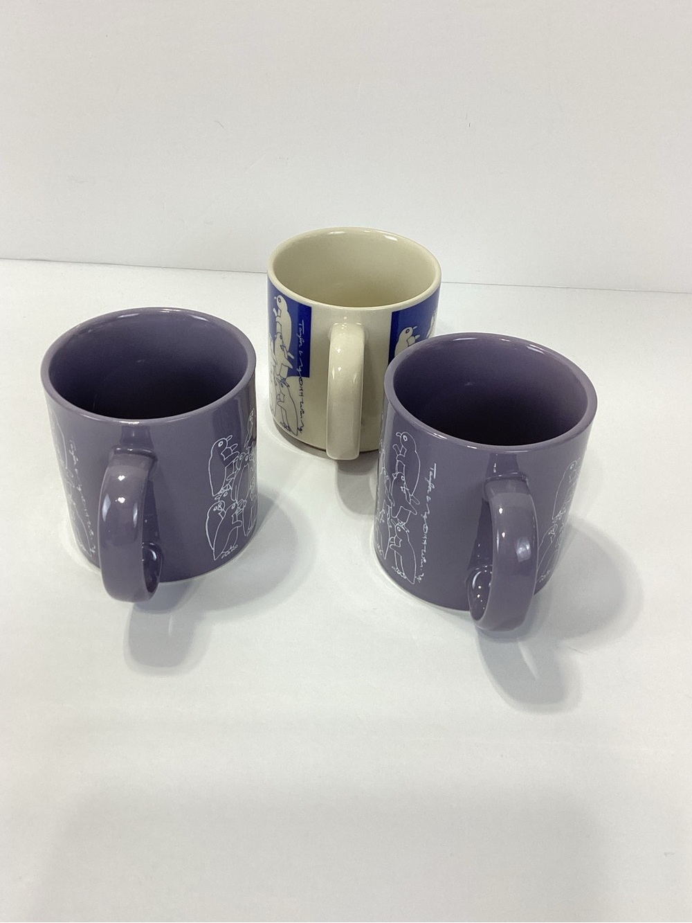 Vintage Taylor & NG San Francisco Naughty Penguin Coffee Mug Lot of 3 Animates - Picture 5 of 12